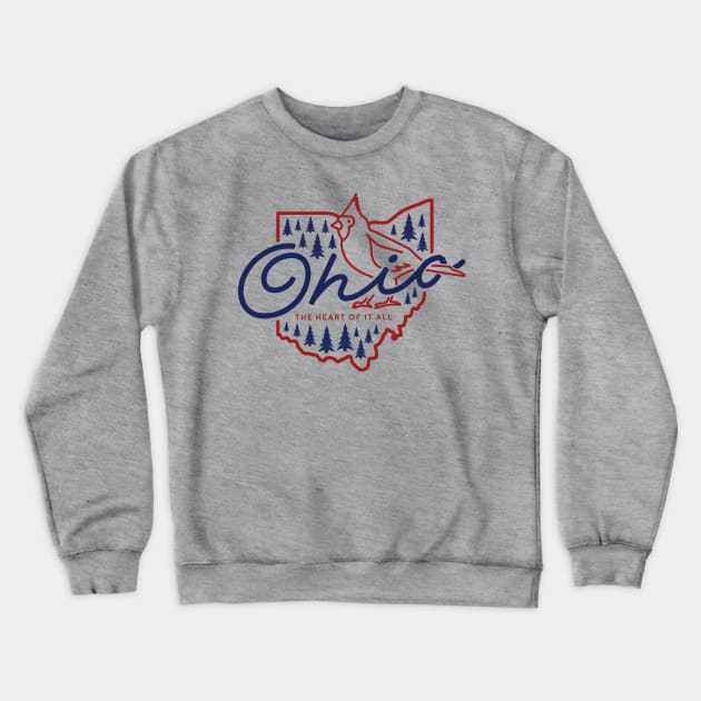 Ohio Crewneck Sweatshirt by luckybengal